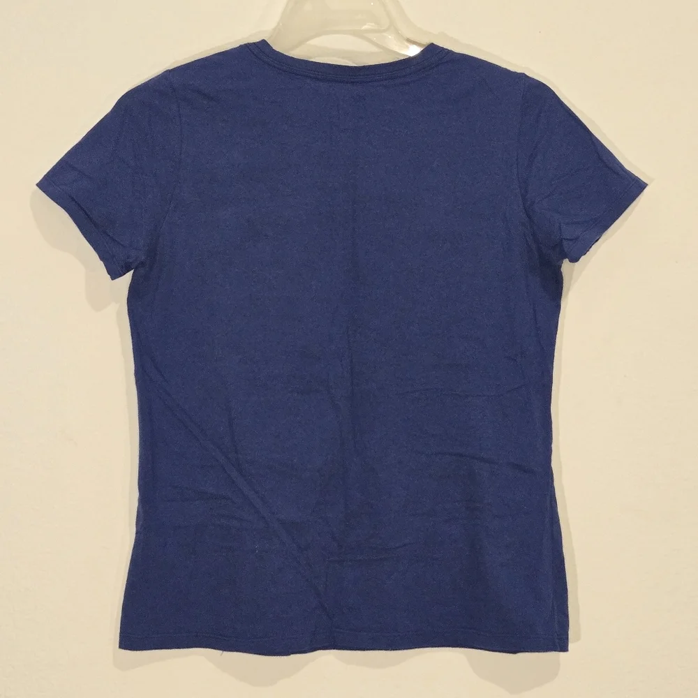 Nike Blue Kansas City Royals KC Logo  T-Shirt Size Medium - Picture 9 of 9